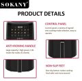 Sokany Air Fryer 5 Ltrs Digit Display And Touch. 