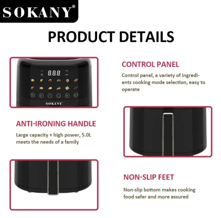 Sokany%20Air%20Fryer%205%20Ltrs%20Digit%20Display%20And%20Touch%20-%20Image%203