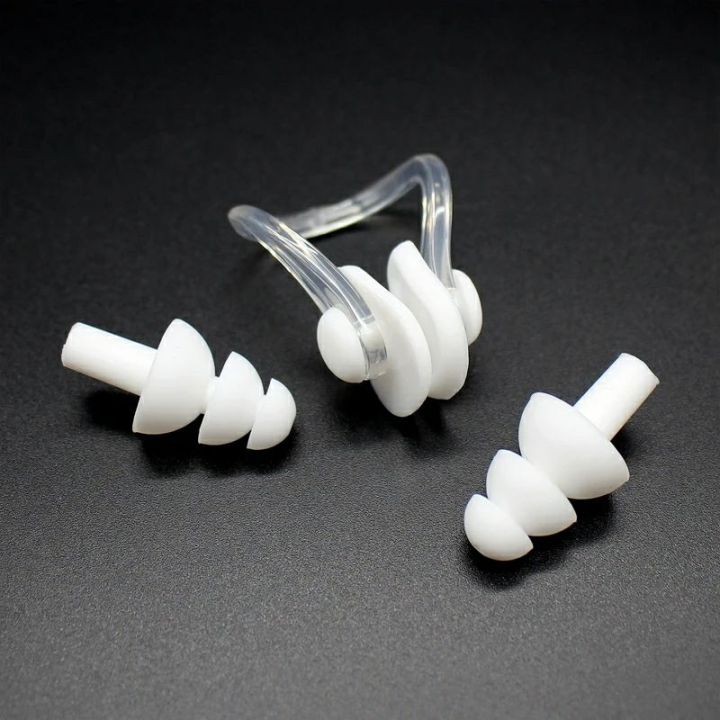 1%20Set%20Soft%20Silicone%20Ear%20and%20Nose%20piece%20for%20Swimming%20Protection%20100%25%20waterproof%20Earplugs%20-%20Image%202