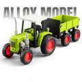 1:32 Scale Retro Walking Tractor Car Model Toy Sound Light Diecast Metal Agricultural Vehicle Models Decorations for Kids.