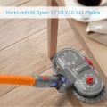 Electric Mop Head for Dyson V15, V11, V10, V8, V7 – Vacuum Cleaner Attachment with Removable Water Tank – Includes 12 Washable Mop Pads – Powerful Floor Cleaning, Easy to Install, Durable & Efficient – Ideal for Hardwood, Tile & Laminate Floors.. 