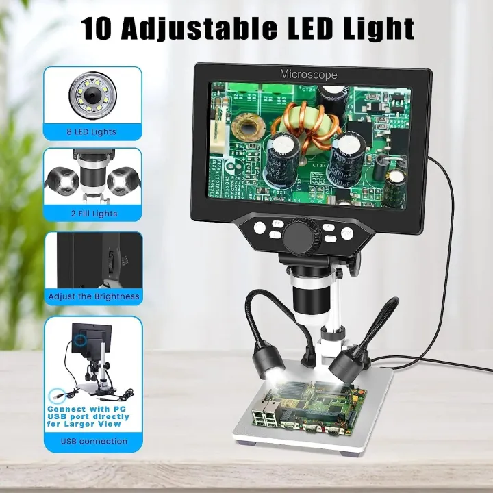 1200X%20Digital%20Microscope%2012MP%20Electronic%20Video%20Microscopes%207%20Inch%20HD%20LCD%20Soldering%20Phone%20Repair%20Magnifier%20Metal%20Stand%20PC%20View%20-%20Image%202