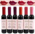 WENJLYJ 6 PCS Wine Lip Tint Wine Bottle Matte Lip Tint Stain Stick,Long Lasting Waterproof&Moisturizing Velvet Liquid Lipstick Mini Cute Lip Gloss Set for Women. 