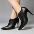 10CM High Heel Pointed 36-46 Size Toe Spike  Heel Women Elegant  Office Lady Fashion Unisex Pump. 