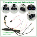 Universal Max 100W Built-in Car Seat Heater Kit Fit 2 Seats with 12V Carbon Fiber Heating Pads 3 Levels Control Switch System.