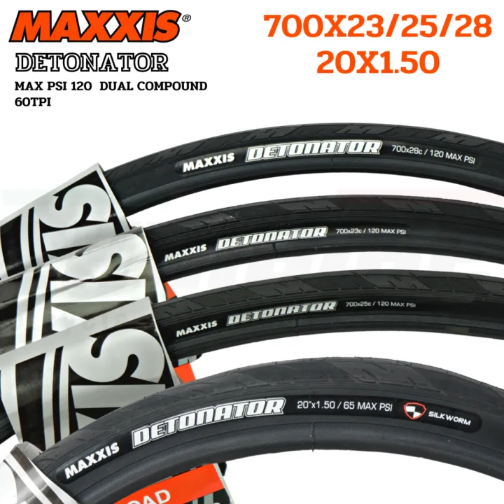 Maxxis%20detonator%20wire%20rim%20tire%20(training)%20silkworm%20protection%20Black%20choose%20size%20700%20%C3%97%2023/25/28%20and%2020%20%C3%97%201.50%20-%20Image%206