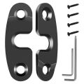 Upgraded Aluminum Sun Visor Repair Kit, Heavy Duty Visor Bracket Fix for Jeep Wrangler JK JL Gladiator 2018-2022.