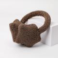 Fashion Autumn Winter Star Fluffy Earmuffs Cute Plush Solid Color Ear Muffs Cold Protection Women Ear Cover Keep Warm.
