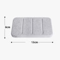 Diatom Mud Soap Dish Quick-Dry Pad Bathroom Countertop Soap Toiletries Absorbent Mat Rectangular Soap Holder Bathroom Supplies.