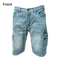 Cargo shorts, 3-part jeans, zipper crotch, size 28-38 (with destination payment). 