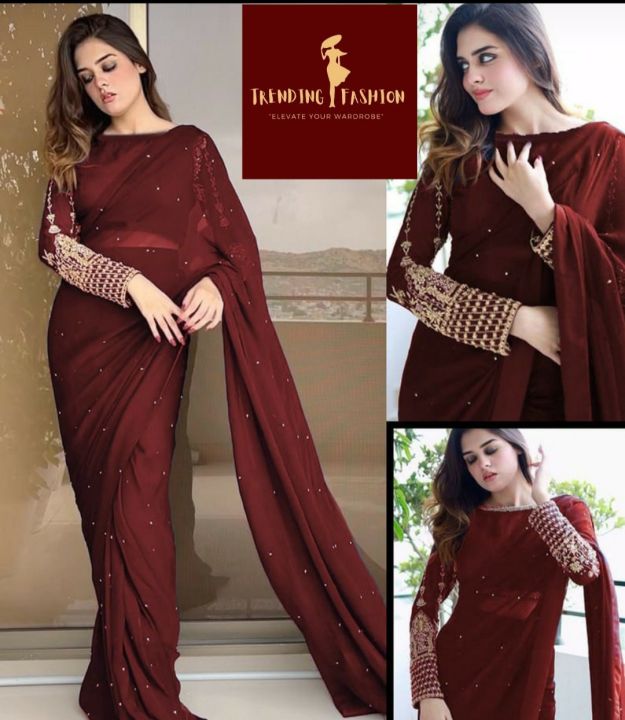 Fancy%20Stitched%20Saree%20for%20Girls%20%E2%80%93%20Embroidered%20Silk%20&%20Chiffon%20-%20Image%204