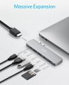 Anker 547 USB C Hub for MacBook, Power Expand Direct 7-in-2 USB C Adapter, with Thunderbolt 3 USB C Port, 4K HDMI Port, USB C and USB. 