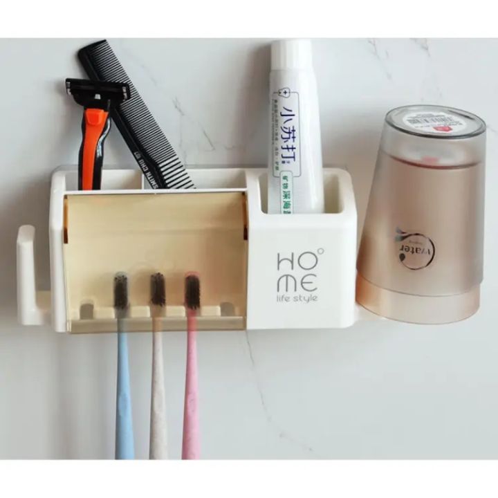 Toothbrush%20holder%20punch-free%20modern%20minimalist%20rack%20wall-mounted%20toothbrush%20holder%20bathroom%20creative%20home%20family%20of%20four%20-%20bathroom%20corner%20shelf%20-%20Image%203