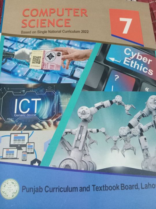 computer science book 7th class Ptb Bords new condition