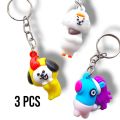 BTS Keychain And Keytegs Collectible Items. 