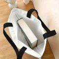 1pc Colorful Rainbow Bus Tote Bag with Sun, Moon Flowers & Butterflies Lightweight Shopping Bag for Women Shopping Shoulder Bag. 