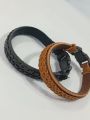1 Ps Men's fashion Leather Braclet Stylish Fashion Artificial lethere Comfortable Braclet For Men. 