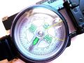 Military Lensatic Sighting Compass Military Compass for Hiking Camping Waterproof Boy Scout Compass. 