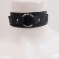 Y2K Fashionable Women PU Leather Belt With Metal Buckle Collar Trendy Clavicle with Adjustable Suitable For Club Party.