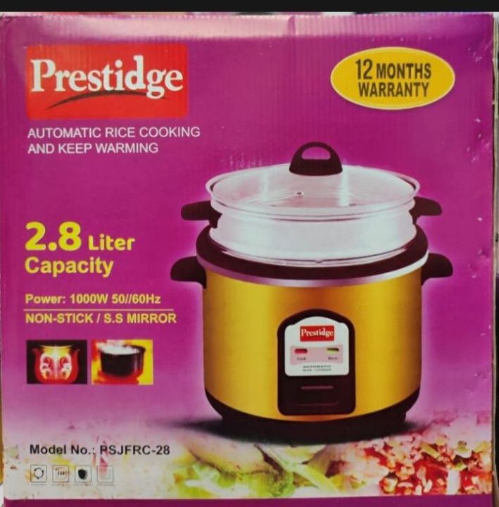Prestige Rice cooker Automatic Rice cooking And keep Warming (2.8 liter)