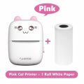 Cute HD Photo Printer Mini Drucker Thermal Adhesive Label Portable Makeid Inkless Bluetooth Multi-function Miniprint for Sticker. 