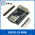 ESP32-C6 Development Board Low-power Cost-Effective Wi-Fi and Bluetooth Dual-mode Chip Built-in RISC-V Processor.