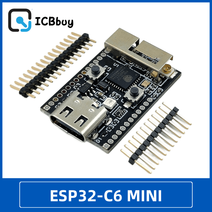 ESP32-C6 Development Board Low-power Cost-Effective Wi-Fi and Bluetooth Dual-mode Chip Built-in RISC-V Processor