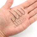 50PCS #4~#24 High Carbon Steel Barbless Fly Hook for Stimulator Hoppers Fly Tying Hook Salmon Trout Fishing Lures Fishhook. 