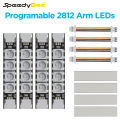 SpeedyBee LED Light 2812 LED Arm Light RGB Arm Light Strip Programable Two Ways to Connect 4PCS 2812 Arm LEDs For 2812 Aircraft. 