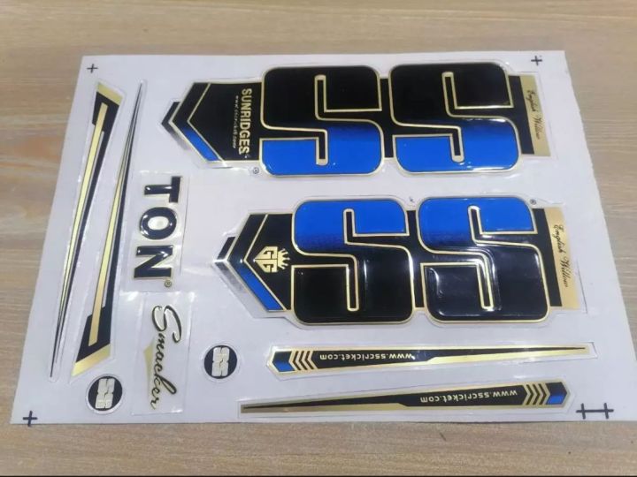 [3D] SS TON Andre Russel Edition Cricket Bat Stickers [ For Hardball ...