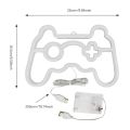 Gamer Neon Sign Lights, LED Game Controller Neon Sign for Gamer Room Decor, USB Or Battery Powered Gaming Neon Sign Table Lamp. 