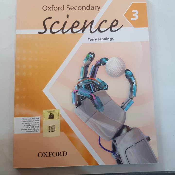 OXFORD SECONDARY SCIENCE GRADE 8 BY TERRY JENNINGS