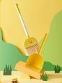 Food grade PP Children's Mini Broom Dustpan Set Three Piece Suit Baby Sweeping Cleaning Tools Toddler Toy Combo Small Size. 