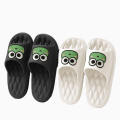 Summer Cartoon Frog Slippers Men Women Couple Non-Slip Parent-children Indoor Outdoor Wear Soft Thick Bottom Sandals. 