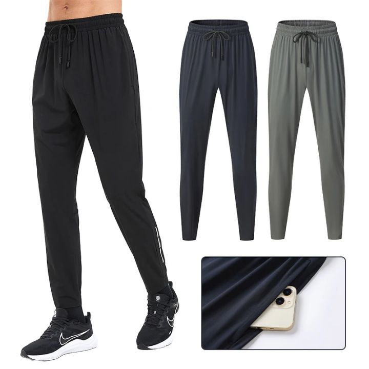 Men's%20Spring%20Summer%20Running%20Trousers%20Fitness%20Muscle%20Training%20Leggings%20with%20Reflective%20Striped%20High%20Stretch%20Ice%20Skinny%20Pants%20-%20Image%203