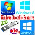 Windows Bootable Pendrive 32Gb Free Multi Windows 7 8 10 Auto Active Key - Convenient Bootable Pendrive For Operating System Installation. 