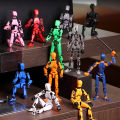 Titan 13 Action Figures T13 Figure 3D Printed Multi-Jointed Movable Lucky 13 Action Figure Nova 13 Action Figure Dummy. 