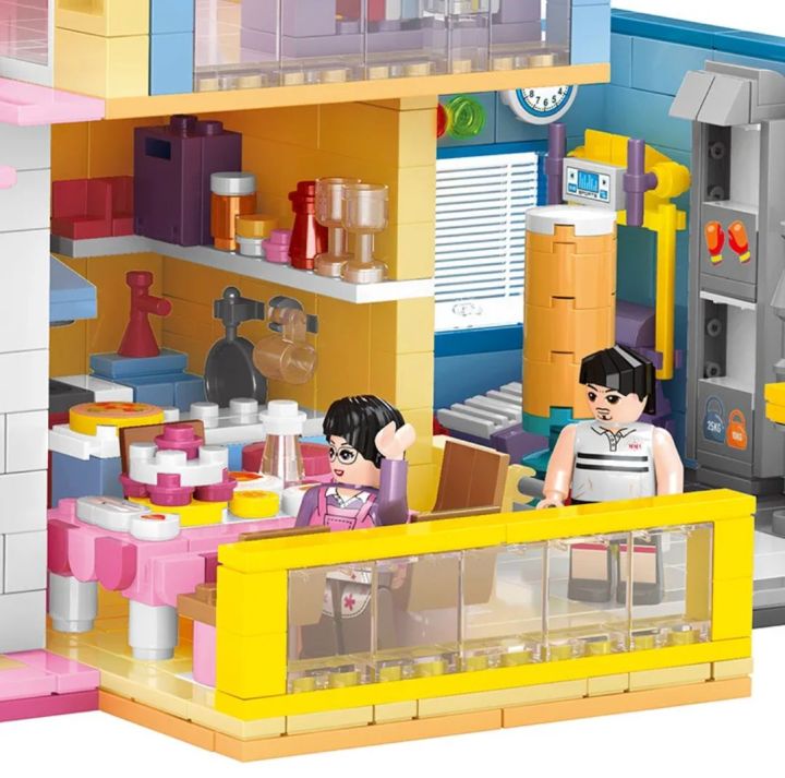 COGO%20Kids%20Pink%20Girls%201422%20PCS%20Multifunctional%206%20in%201%20Joyful%20Villa%20house%20Lego%20bricks%20building%20blocks%20Kids%20Toys%20-%20Image%205