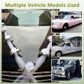 WEDDING CAR DECORATION ARTIFICIAL FLOWERS DECORATION FOR WEDDING CAR, WHITE. 