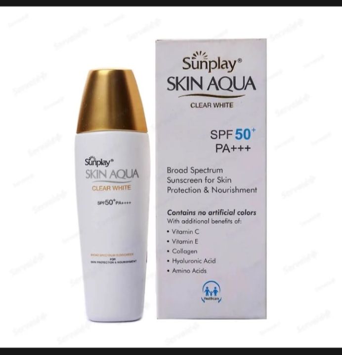 Skin Aqua clear white SPF 50+pa+++ 25G sunplay sunblock