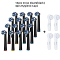 EB50 Brush Heads Cross Action 16 Degree Angle Spare Dental Nozzles for Oral B Electric Toothbrush D12/D16/DB4010/DB4510.