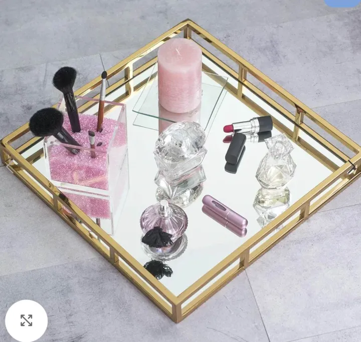 Mirror%20Vanity%20Tray,%20Gold%20Perfume%20Tray%20with%20Side%20Rails%20Ideal%20for%20Makeup,%20Jewelry%20%20tray%20and%20vanity%20serving%20tray%20-%20Image%206