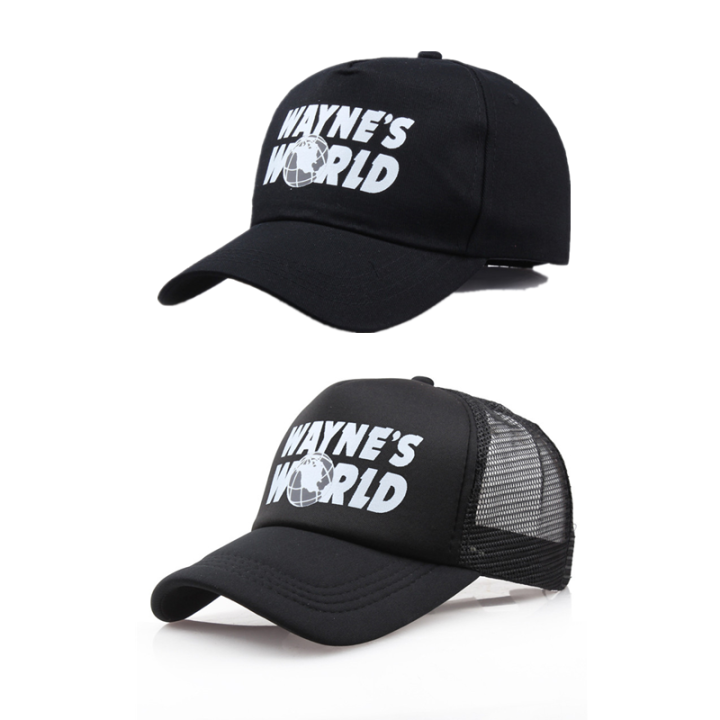 Trucker Hat Wayne’s World Cap Baseball Cap Hip Hop Dad Cotton Hats Snapback Game WAYNE'S WORLD Accessories Outdoor