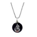 Ya Ali Madad (Islamic Black Locket) Stainless Steel Chain Pendent for Men and Women. 