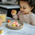 1PCS Dinosaur Silicone Baby Plate BPA Free Cartoon Food Tray For Toddlers Self Feeding Training 6M+ Easy Clean Tableware. 