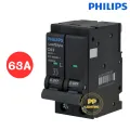 Philips main circuit breaker 2pole 10ka MCB eafstyle size 32A, 40A, 50A, 63A plug-on. 