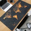 World Map Mouse Pad Large Gaming Mouse pad 900x400  desk mat Non-slip PC laptop Gamer desk accessories table pad carpet. 