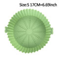 17/20cm Air Fryers Oven Baking Tray Reusable Silicone Non-Stick Round Baking Pan Microwave Pads Airfryer Pan Liner Cake Mold. 