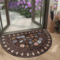 VIKAMA Summer American-style Retro Anti-slip Entrance Door Mat, Wear-resistant Entrance Hall Absorbent Carpet, Home Decoration. 