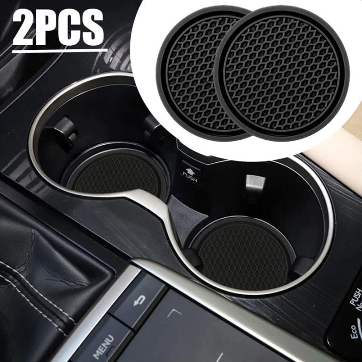 1/2%20pcs/set%20black%20car%20auto%20cup%20holder%20anti%20slip%20insert%20coasters%20pads%20interior%20accessories%20universal%20fits%20perfectly%20for%20most%20cups%20-%20Image%204